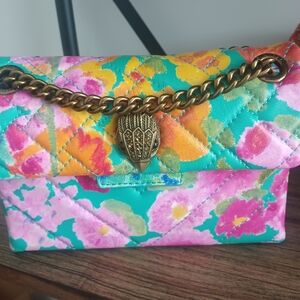Floral Kurt GeigetQuilted Chain Bag, 100% Authentic In Mint Condition